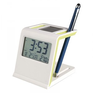 Multi function solar clock