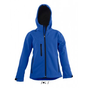 Kinder Hooded Softshell Jack Replay