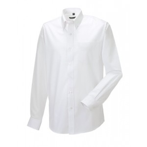 Heren Easy Care Oxford Shirt met Lange mouwen